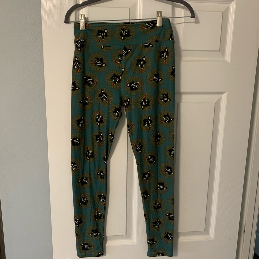LuLaroe super soft leggings with retro cat